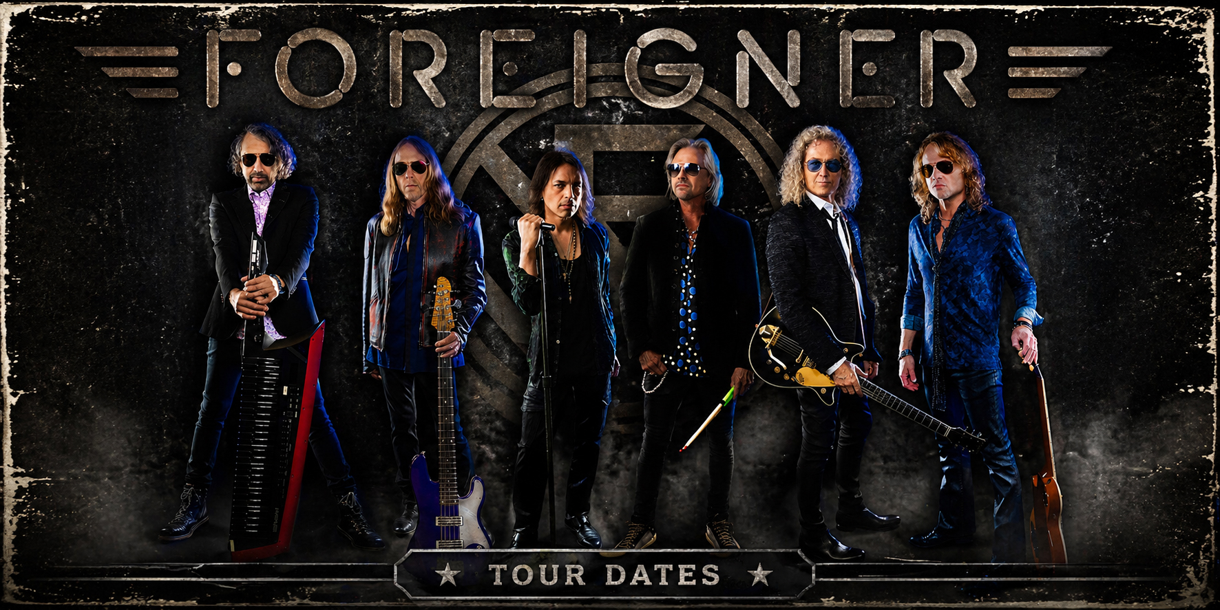 Foreigner band banner